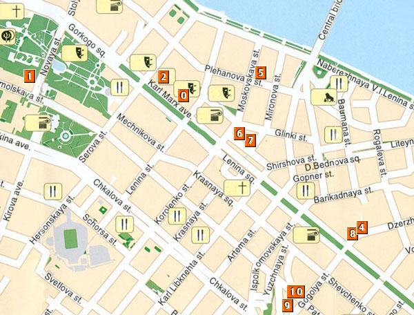 Dnepropetrovsk map